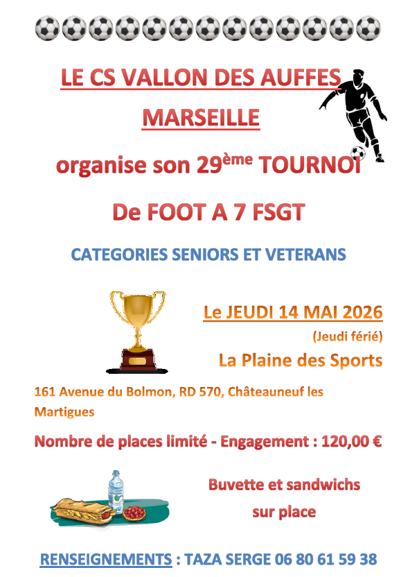 TOURNOI MARSEILLE 14 MAI